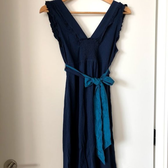 American Eagle Blue Summer Dress Size S - Picture 2 of 2